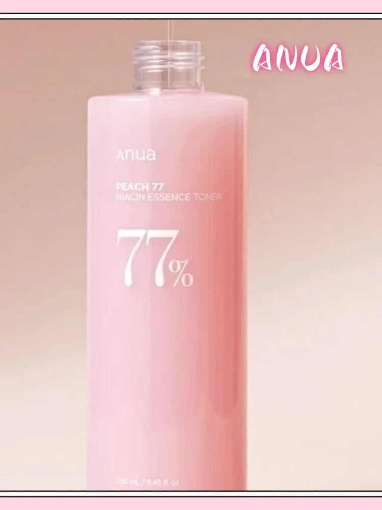 Anua Peach 77 Niacin Essence Toner 250ml / Brightening Toner for Face, Niacinamide, Panthenol, Ceramide Korean Skin Care