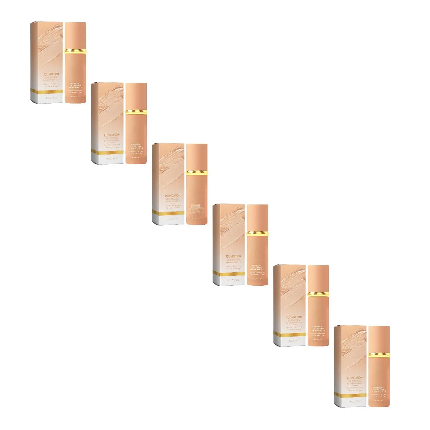 4 In 1 Foundation Liquid- Hydrating Medium Full Coverage Concealer With SPF50+ Inspired Longwearing & Waterproof Makeup 30ml