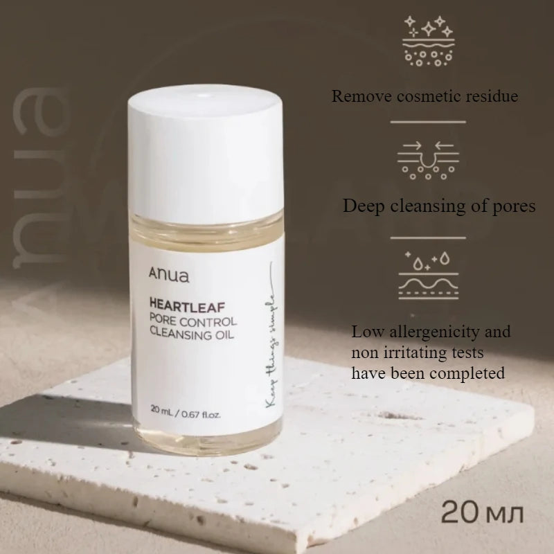 Anua Skincare Products Heartleaf LHA Moisture Peeling Gel Cleanser 77 Toner Rice 70 Glow Milky Toner Lotion Nicotinamide Serum