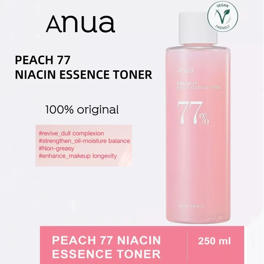 Anua Skincare Products Heartleaf LHA Moisture Peeling Gel Cleanser 77 Toner Rice 70 Glow Milky Toner Lotion Nicotinamide Serum