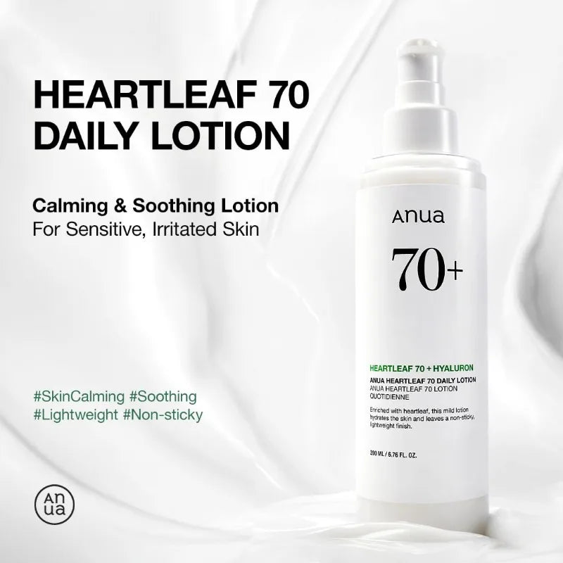 Anua Skincare Products Heartleaf LHA Moisture Peeling Gel Cleanser 77 Toner Rice 70 Glow Milky Toner Lotion Nicotinamide Serum