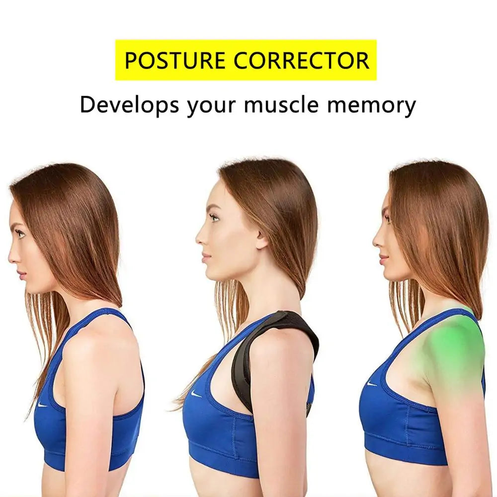 FlexiFit Adjustable Back Support & Posture Corrector Belt