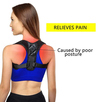 FlexiFit Adjustable Back Support & Posture Corrector Belt